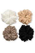 Oversized Chiffon Elastic Hair Schrunchie